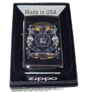 Αναπτήρας Zippo "Motor Club Skulls"